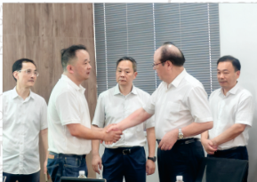 省委常委、市委书记彭佳学一行莅临“海洋伙伴”环保舱及坚锋调研生态环境保护工作